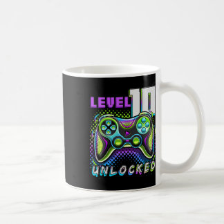 10 Unlocked Video Game 10th Birthday Gamer Boys 2  Coffee Mug