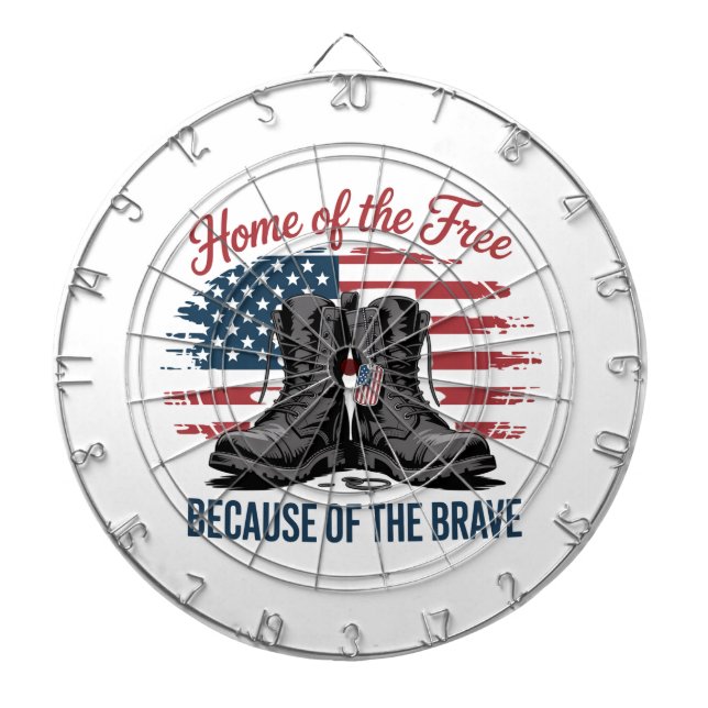#10  Veterans Dart Board  (Front)