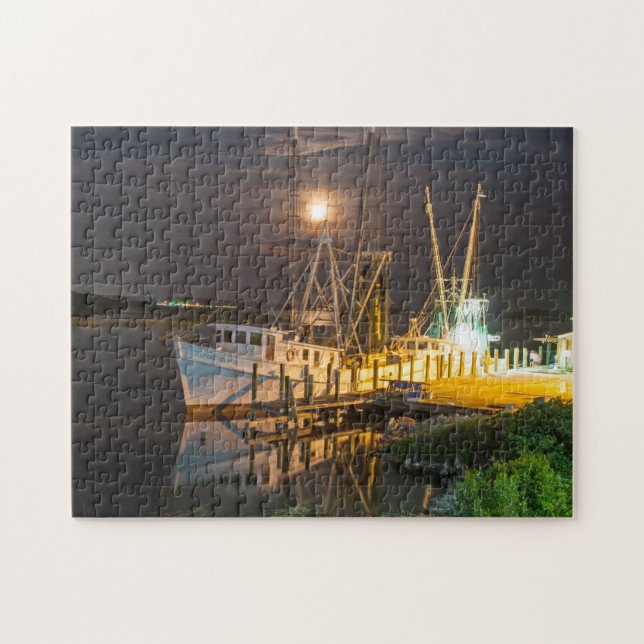 10" x 14" Shrimp Boat Puzzle (Horizontal)