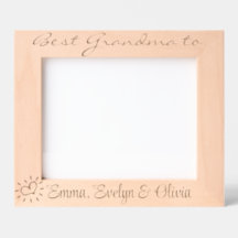 10 x 8", For Grandma of Triplets, 3 Grandkids,