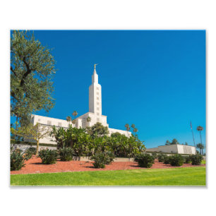10" x 8" Professional Photo LDS Los Angeles Temple Print