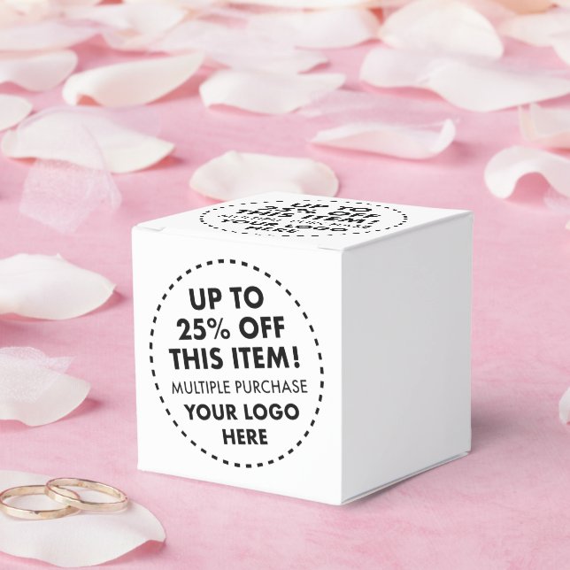 10 x Custom Favour Boxes 25% OFF Bulk Buy Discount (Wedding)