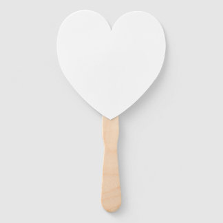 10 x Heart Custom Personalised Wedding Hand Fans