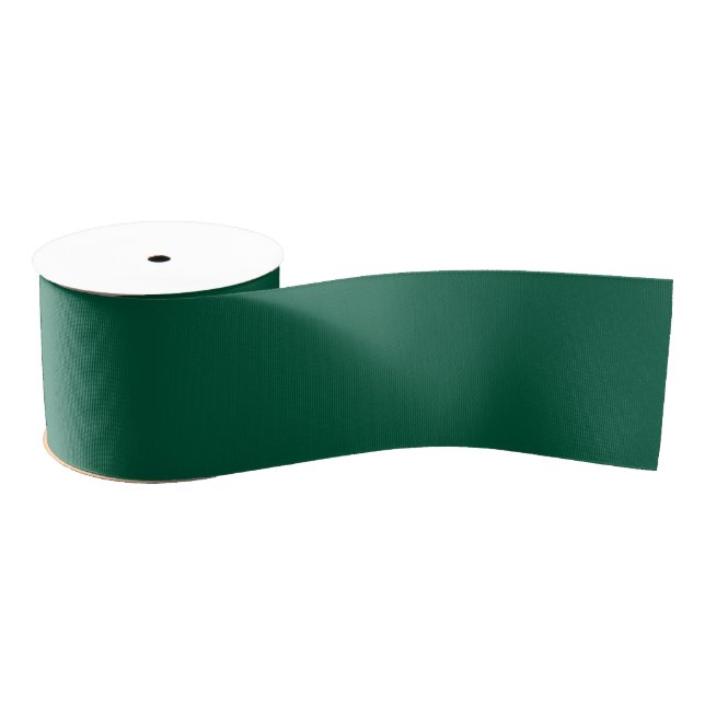 10 Yard Spool, Green 3" Wide Grosgrain Ribbon (Spool)