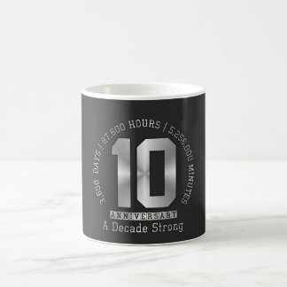 10 Year Anniversary Milestone - A Decade Strong Coffee Mug