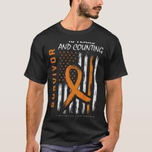 10 Year Cancer Survivor Leukaemia Awareness Americ T-Shirt