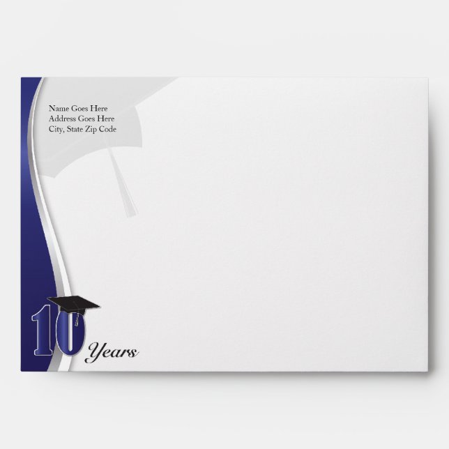 10 Year Class Reunion Envelope (Front)
