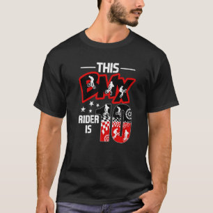 10 Year Old Bike Riders Bmx Birthday Party Decorat T-Shirt