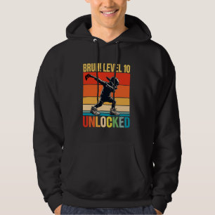 10 Year Old Birthday Dabbing Boy Bruh 10th level u Hoodie