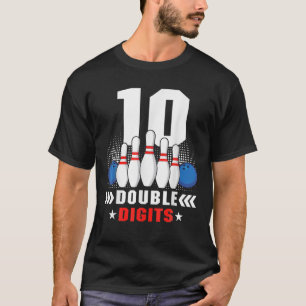 10 Year Old Bowler Bowling 2012 10Th Birthday Gift T-Shirt