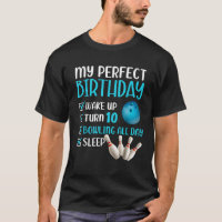10 Year Old Bowling Birthday Party 10th Player T S