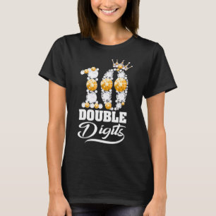 10 Year Old Double Digits 10th Birthday Diamond c T-Shirt