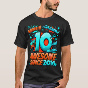 10 Year Old For Boys 10th Birthday Boy 10 Year Old T-Shirt