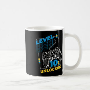 10 Year Old Gamer Gaming 10th Birthday - Level 10 Coffee Mug