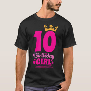 10 Year Old Gifts 10th Birthday Girls Teens Kids C T-Shirt