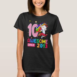 10 Year Old  Girls Teens  Unicorn 10th Birthday  1 T-Shirt