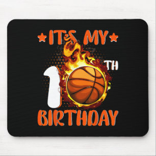 10 Year Old It's My 10th Birthday Bysketbyll Mouse Pad