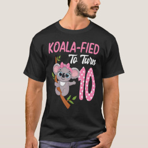 10 Year Old Koala 10th Birthday Party Animal Koala T-Shirt