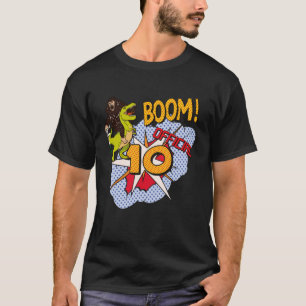 10 Year Old Laser tag game gamer Lasertag 10 birt T-Shirt