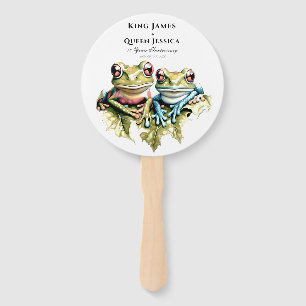 10 Year Wedding Anniversary Garden Casual Party Hand Fan