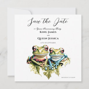 10 Year Wedding Anniversary Garden Casual Party Save The Date