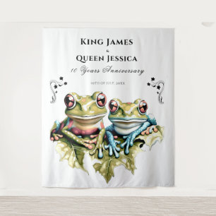 10 Year Wedding Anniversary Garden Casual Party Tapestry