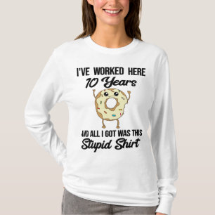 10 Year Work Anniversary Employee Appreciation T-S T-Shirt