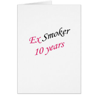 10 years ex-smoker