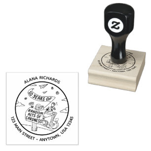 10 Years of Random Acts of Cardness Logo Stamp