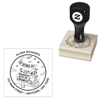 10 Years of Random Acts of Cardness Logo Stamp