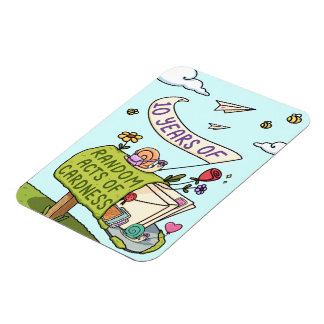 10 Years of Random Acts of Cardness Magnet
