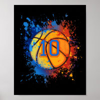 10 Years Old 10th Birthday Basketball Gift For Boy