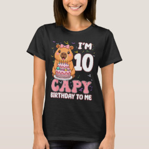 10 Years Old Capy Birthday To Me 10th Birthday Cap T-Shirt