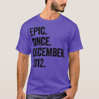 10 Years Old December 2012 10th Birthday T-Shirt