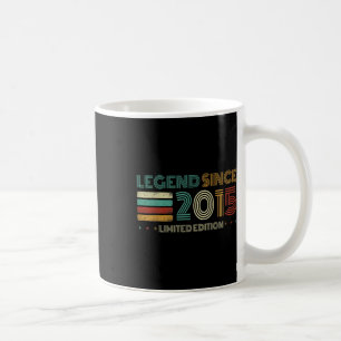 10 Years Old Legend Since 2015 10th Birthday Coffee Mug