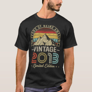 10 Years Old Vintage 2013 10th Birthday T-Shirt