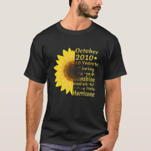 10 Yrs Old Birthday Girl 10th Birthday Gift Octobe T-Shirt