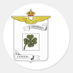 10a Squadriglia Classic Round Sticker