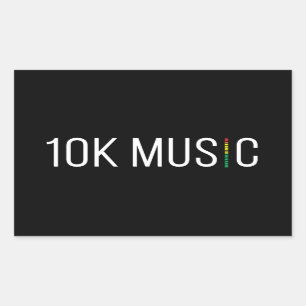 10K Music Sticker