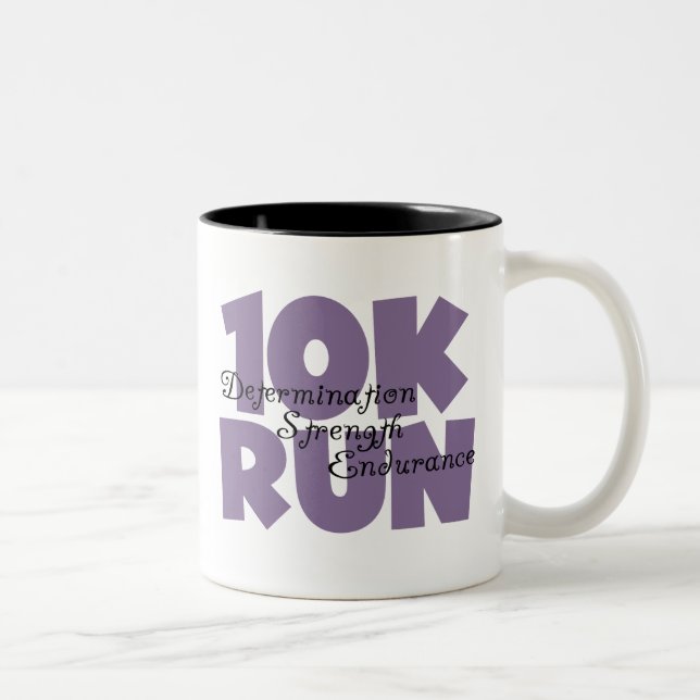 10K Run Purple Two-Tone Coffee Mug (Right)