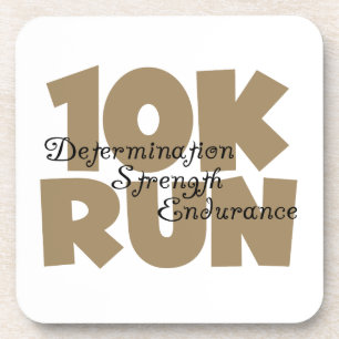 10K Run Tan Sports Running Coaster