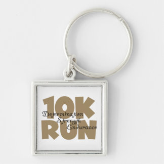 10K Run Tan Sports Running Key Ring