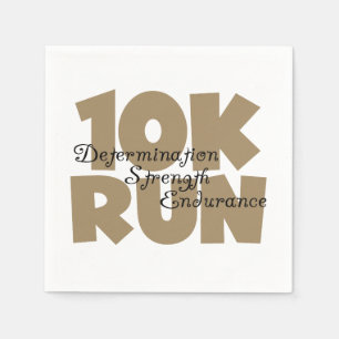 10K Run Tan Sports Running Napkin