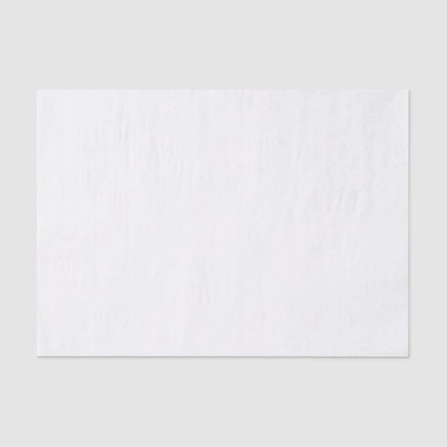 10lb Tissue Paper, White Paper (Front)