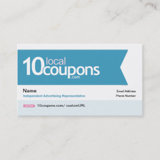 10LocalCoupons.com Business Card