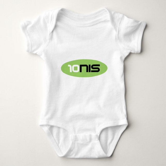 10NIS Tennis Brand tee shirt or baby bodysuit (Front)