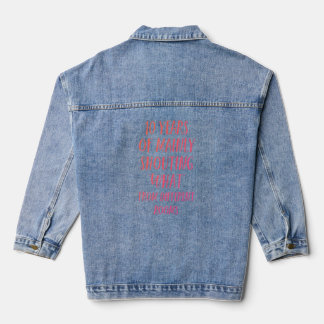 10th 10 year Wedding Anniversary What   Husband Wi Denim Jacket
