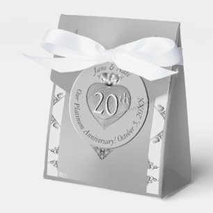 10th,11th,20th,25th,70th Wedding Anniversary Favour Box