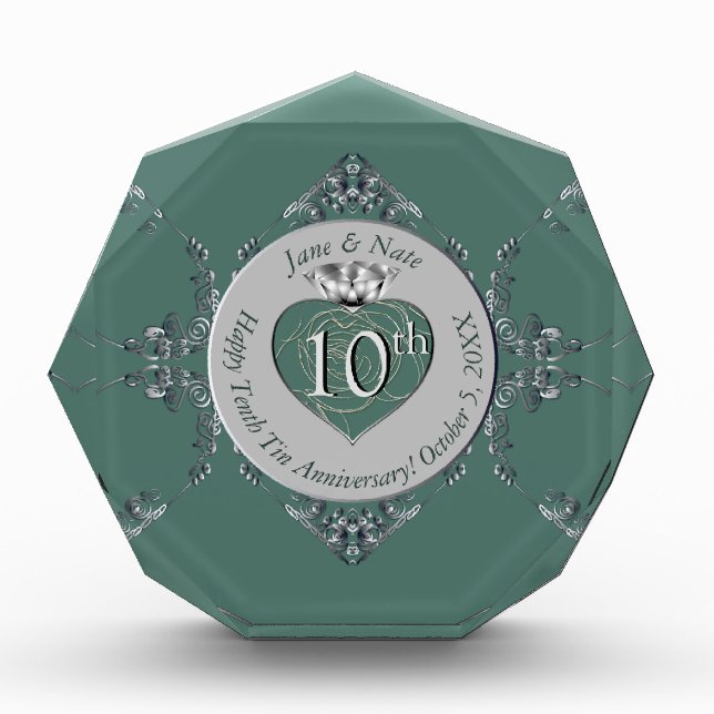 10th,11th,20th,25th Wedding Anniversary  Photo Block (Front)