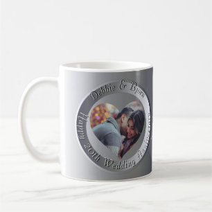 10th,20th,25th,70th Wedding Anniversary Photo Coffee Mug
